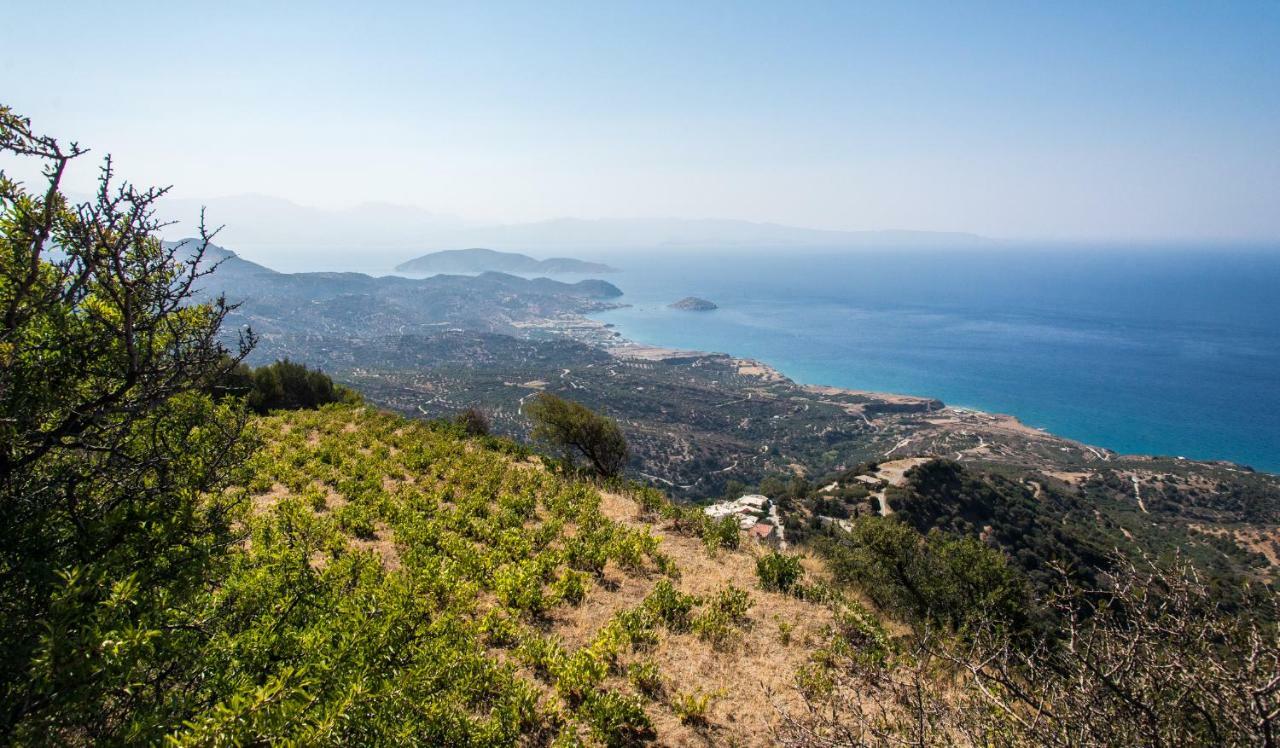 Splendid Sea View Villa Mirsini  Buitenkant foto