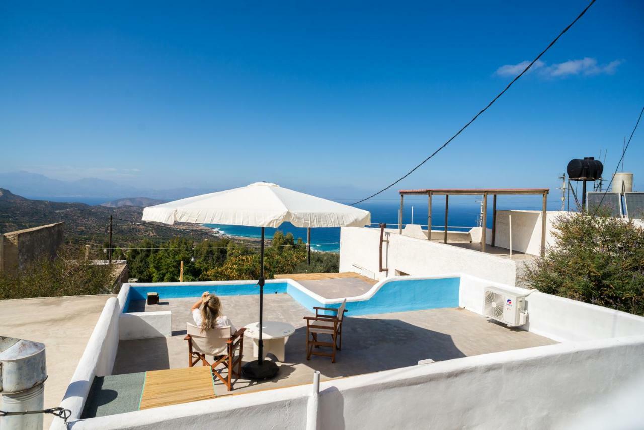 Splendid Sea View Villa Mirsini  Buitenkant foto